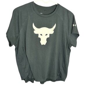 Under Armour Project Rock Bull Short Sleeve T-Shirt Black…